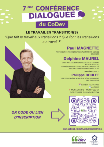 7e conférence dialoguée du CODEV : le travail en transition(s)