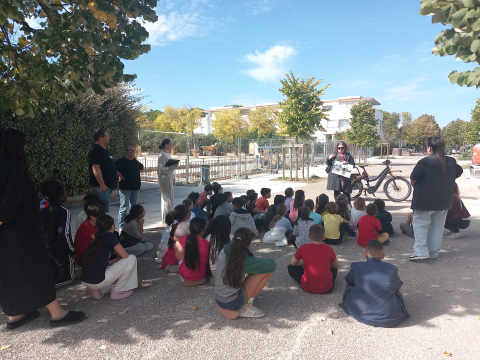 visite de chantier avec les enfants
